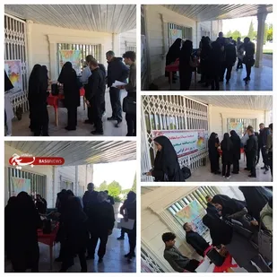 برپایی ایستگاه صلواتی حضرت فاطمه معصومه(س) در دانشگاه آزاد رابر