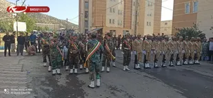 مراسم بدرقه باشکوه شهید &laquo;ابوالفضل گودرزی&raquo; در مریوان برگزار شد