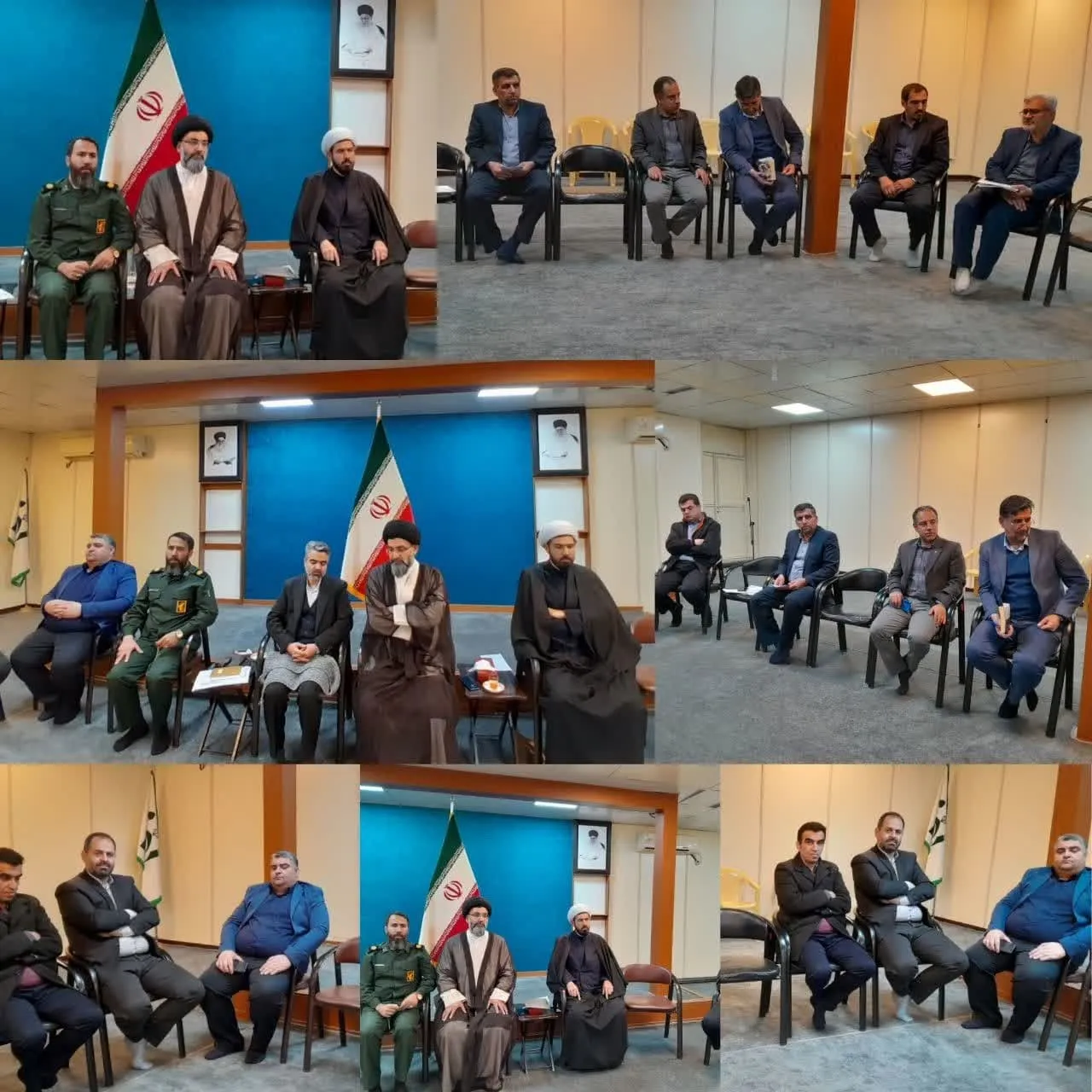 نشست ستاد دهه فجر شهرستان پیشوا در دفتر امام جمعه