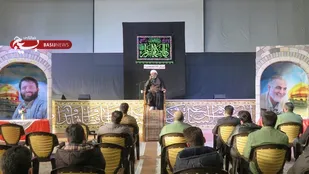 برگزاری مراسم شهادت حضرت زهرا سلام الله علیها و سالگرد شهادت شهید عبدالمهدی کاظمی توسط رزمندگان گردان 124 امام حسین علیه السلام