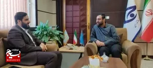 دیدار مسئول بسیج کارگری سپاه کربلا با مدیران شبکه ملی تبرستان
