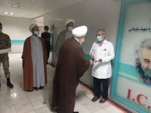 تجلیل از پرستاران وکادر درمان بیمارستان شهید بهشتی در روز&zwnj;های سخت کرونایی