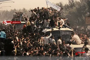 اتوبوس اسرا در روز آزادگان به&zwnj;صورت نمادین در استان البرزبه حرکت در می آید