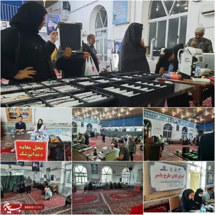 برپایی ایستگاه سلامت در جشن غدیر