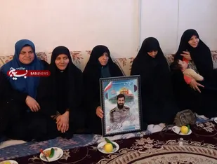 دیدار بسیجیان پایگاه بهشتی همدان با خانواده شهید &laquo;زارع الوانی&raquo;