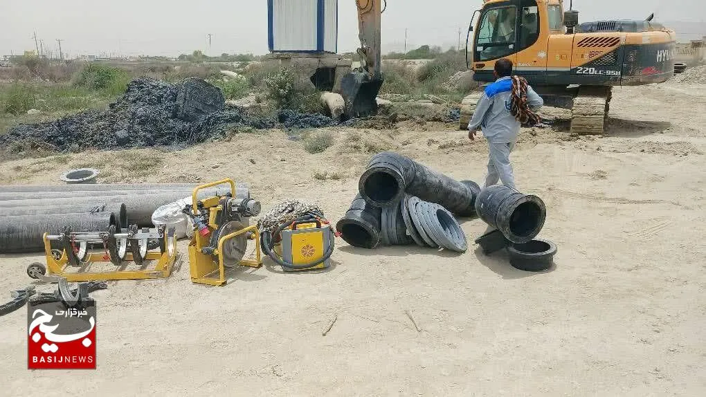 خط انتقال آب دشتیاری اصلاح شد