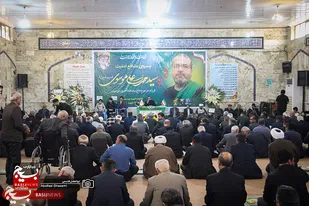 مراسم بزرگداشت شهید مدافع امنیت &laquo;سید محمدعلی موسوی&raquo; در برازجان برگزار شد