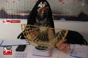 مسابقه "سازه ماکارونی" در محمد شهر برگزار شد