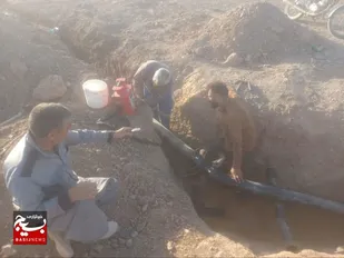 بهره&zwnj; برداری از چاه جدید مجتمع آبرسانی بیدپارس و براکو در خواف