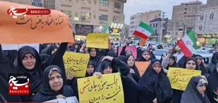 تجمع مردمی حمایت از طرح نور در میدان شهدا مشهد+فیلم و تصاویر