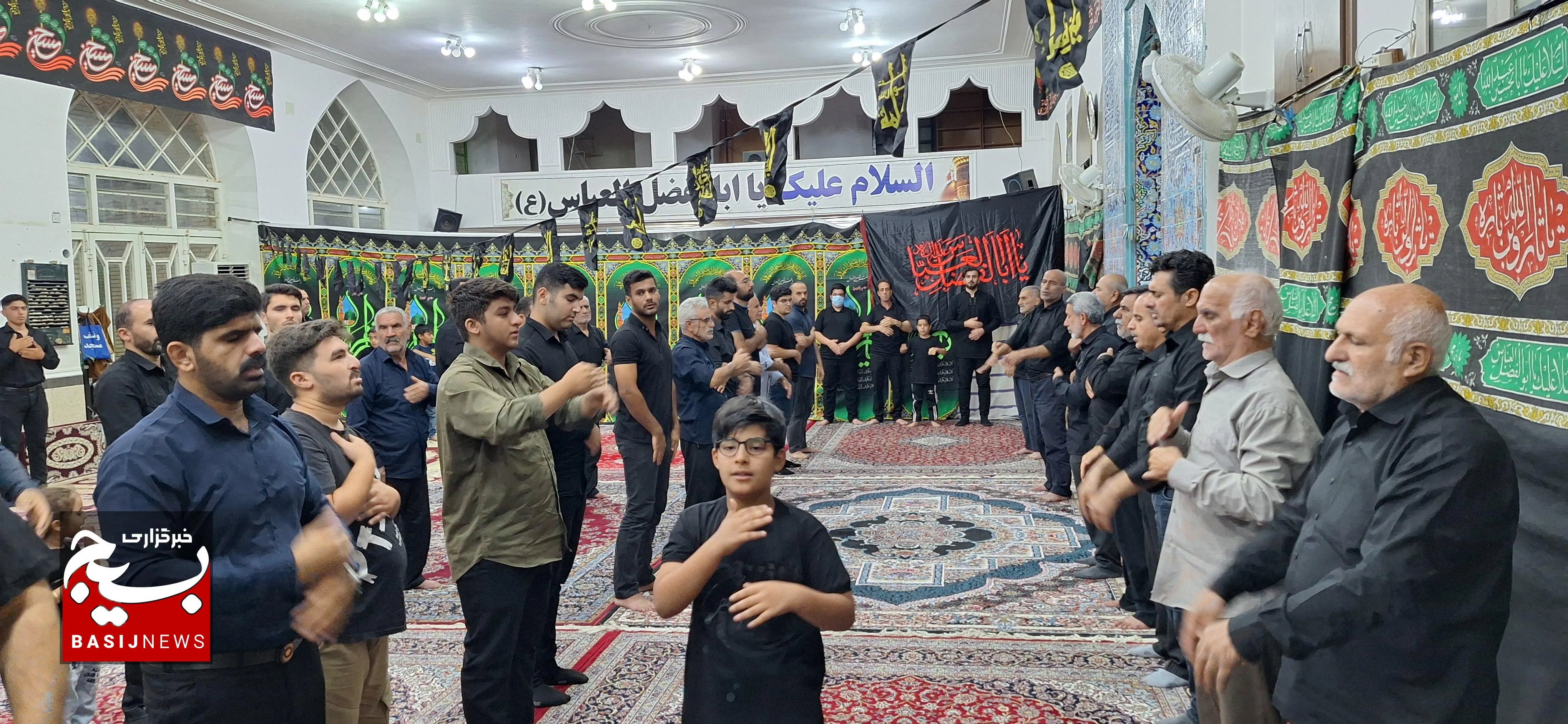برگزاری مراسم دهه اول محرم در شهر ترکالکی شهرستان گتوند 