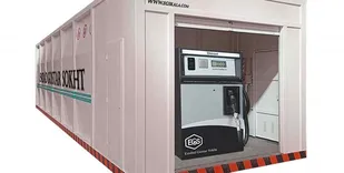 اولین جایگاه سیار نفتگاز در پایانه مرزی مهران نصب شد
