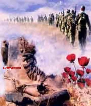 وداع با شهید دفاع مقدس در لردگان