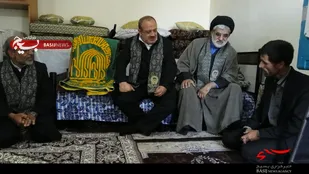 حضور خدام رضوی در منزل پاکبان پاک دست همدانی