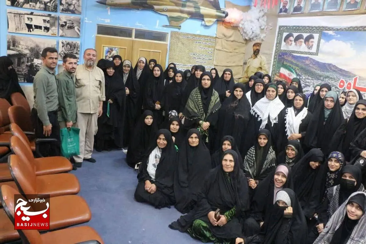 اردوی «راهیان نور» خواهران نواحی فلارد و لردگان در یادمان پاوه
