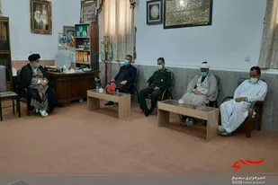 سرهنگ پاسدار پور احمدیان با امام جمعه شهرستان چابهار دیدار کرد