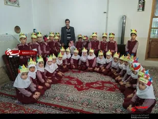 تجلیل نوگلان مهدقرآنی حسین آبادعاشوری از مقام جانبازان