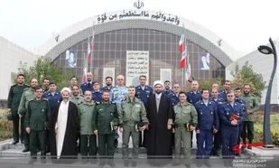 بازدید فرمانده دانشگاه هوایی ارتش از دانشگاه هوافضای سپاه