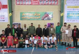 مسابقات  فوتسال جام شهداي مدافع حرم در گلپایگان برگزار شد