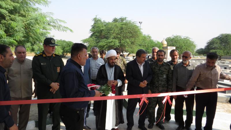 افتتاح المان  گلزار شهید مصطفی پویانفر در دلوار