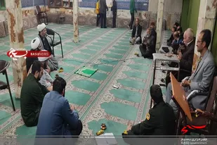 جلسه قرارگاه پیامبر اعظم (ص) در روستا مومن آباد در سرخه برگزار شد