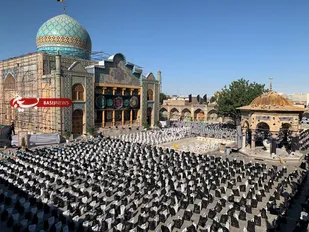 برگزاری رزمایش شمیم حسینی در قزوین