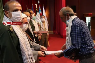 تجلیل از رزمندگان شاهرودی به روایت تصویر
