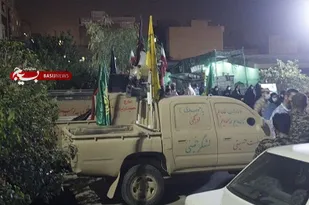 مراسم هفته دفاع مقدس با حضور جمعی از بسیجیان و مسئولین محلی برگزار شد