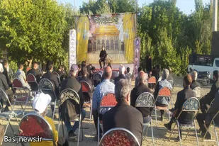 برگزاری گرامیداشت هفته دفاع مقدس در روستای تفریجان