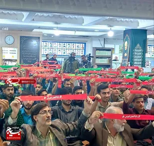 اجتماع دانشگاهیان کرمان در سالگرد طوفان&zwnj;الاقصی