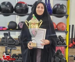 بانوی ورزشکار محجبه&zwnj;ی ساوجبلاغی، افتخارآفرین شد