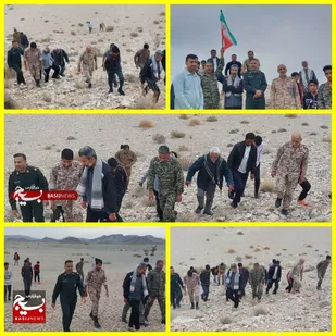کوهپیمایی به مناسبت هفته بسیج در بخش رودخانه برگزار شد