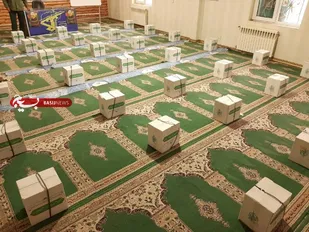 توزیع ۶۵۰ بسته معیشتی بین نیازمندان در شهر کوهبنان