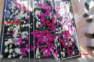 غبار روبی و عطر افشانی مزار شهدای گمنام قصرقند