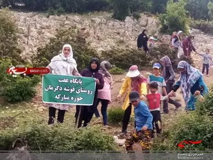 همایش کوهنوردی بسیجیان روستای قوشه میامی