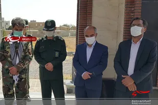عطرافشانی گلزار شهدای گمنام قهاوند به&zwnj;مناسبت هفته دفاع مقدس