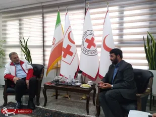 نشست دکترحسن پور با دبیر کل هلال احمر جمهوری اسلامی ایران