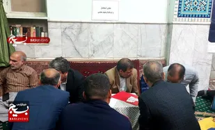 برپایی میزخدمت با همکاری و میزبانی ناحیه مقاومت بسیج ابوذر مشهد + عکس
