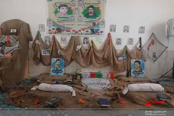 یادواره شهدا به مناسبت هفته بسیج در بخش بزمان برگزار شد