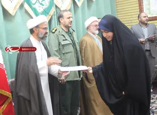 تجلیل از برگزیدگان جشنواره اسوه بسیج شاهرود+ تصاویر