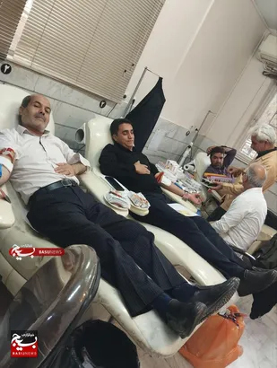 پویش اهدای خون همدلی، با حضور بسیجیان بخش نوده انقلاب شهرستان خوشاب