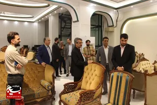 بازدید فرماندار ویژه ملایر از بازار مبلمان و منبت ملایر