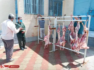 ۲۳ قربانی توسط پایگاه&zwnj;های مقاومت بسیج شهرستان ارزوئیه به نیت سردار دلها در روز عید قربان