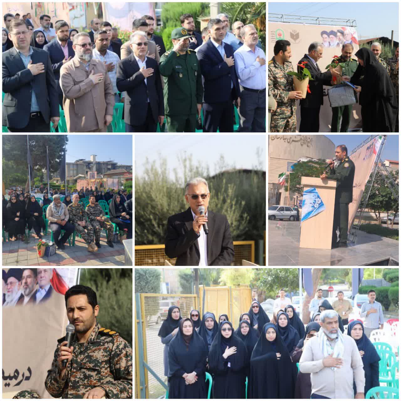 مراسم گرامیداشت هفته دفاع مقدس در آموزش و پرورش گلستان برگزار شد