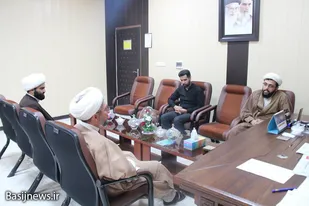 دیدار مسئول نمایندگی ولی فقیه در سپاه استان همدان با مسئول حوزه علوم اسلامی دانشگاه بوعلی