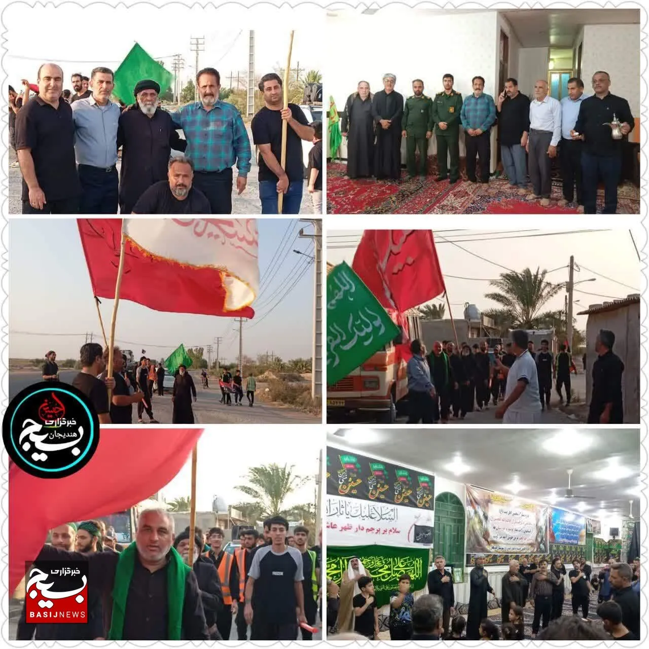 پذیرایی از زائرین پیاده روی بوشهر در هندیجان