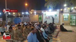 مراسم  افطار وتکریم سربازان ناحیه مقاومت بسیج شوشتر برگزارشد.