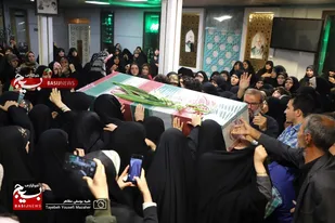 استقبال از پیکر مطهر شهید &laquo;حاج محمد رنجنوش&raquo; در همدان