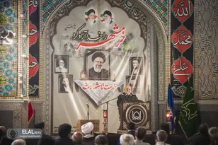 مراسم گرامیداشت سوم خرداد، سالروز آزادسازی خرمشهر، در حرم مطهر حضرت محمد هلال بن علی (ع) شهرستان آران و بیدگل