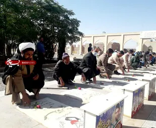 مراسم روز سرباز در زرند برگزار گردید
